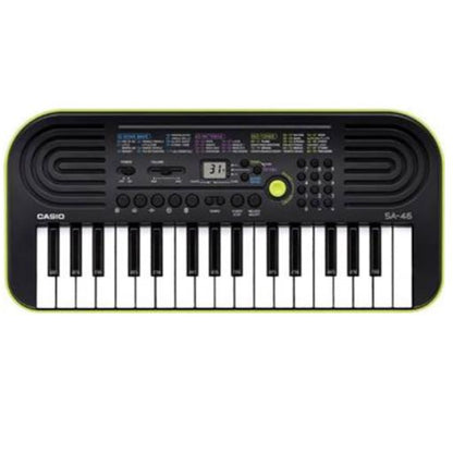 Casio SA-46 32-Key Portable Black Keyboard for Beginners