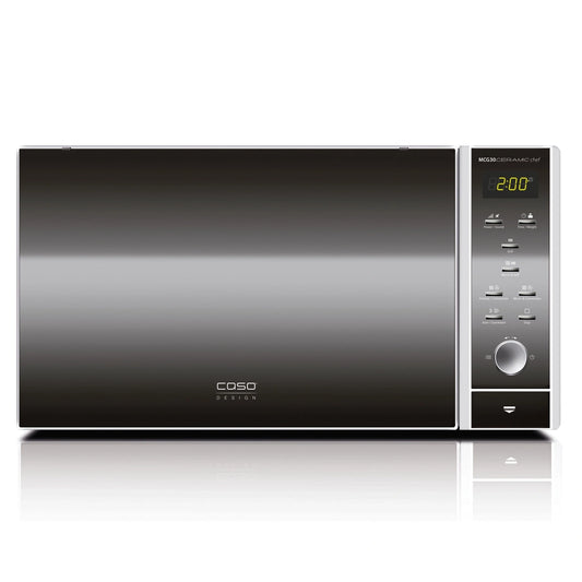 CASO Design MCG 30 Ceramic Chef Microwave with Grill and Convection 900W 30L Stainless Steel