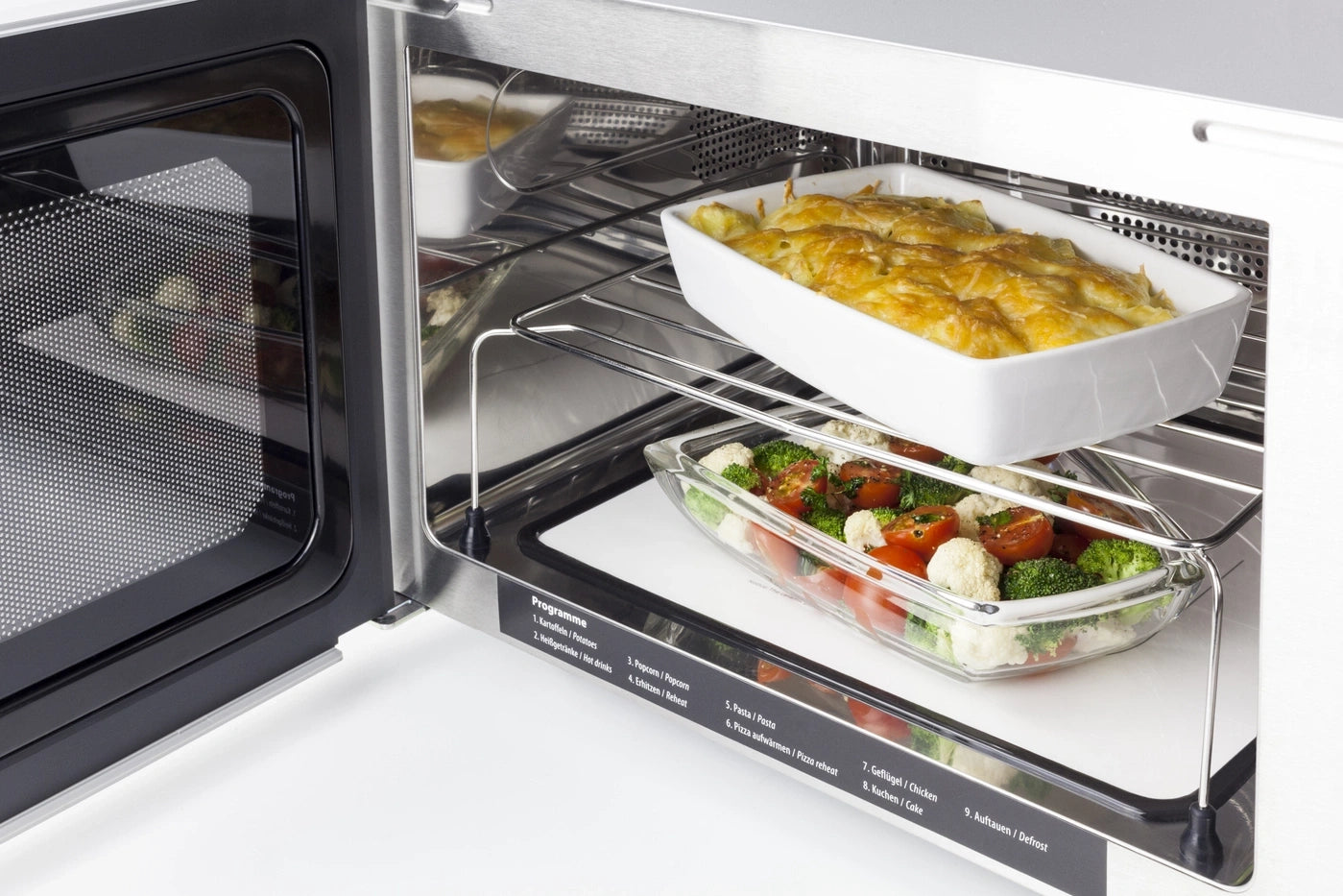 CASO Design MCG 30 Ceramic Chef Microwave with Grill and Convection 900W 30L Stainless Steel