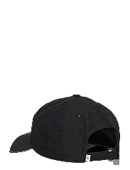 Calvin Klein Golf microfibre baseball cap in black with adjustable strap on white background