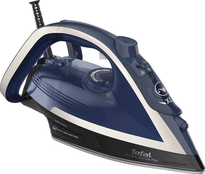 Tefal Ultragliss Anti-Calc Plus Steam Iron Blue FV6846E1