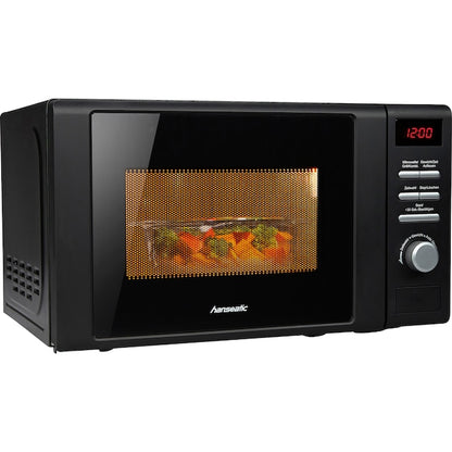 Hanseatic 20L Countertop Microwave with 1000W Grill, Defrost, 8 Auto Programs