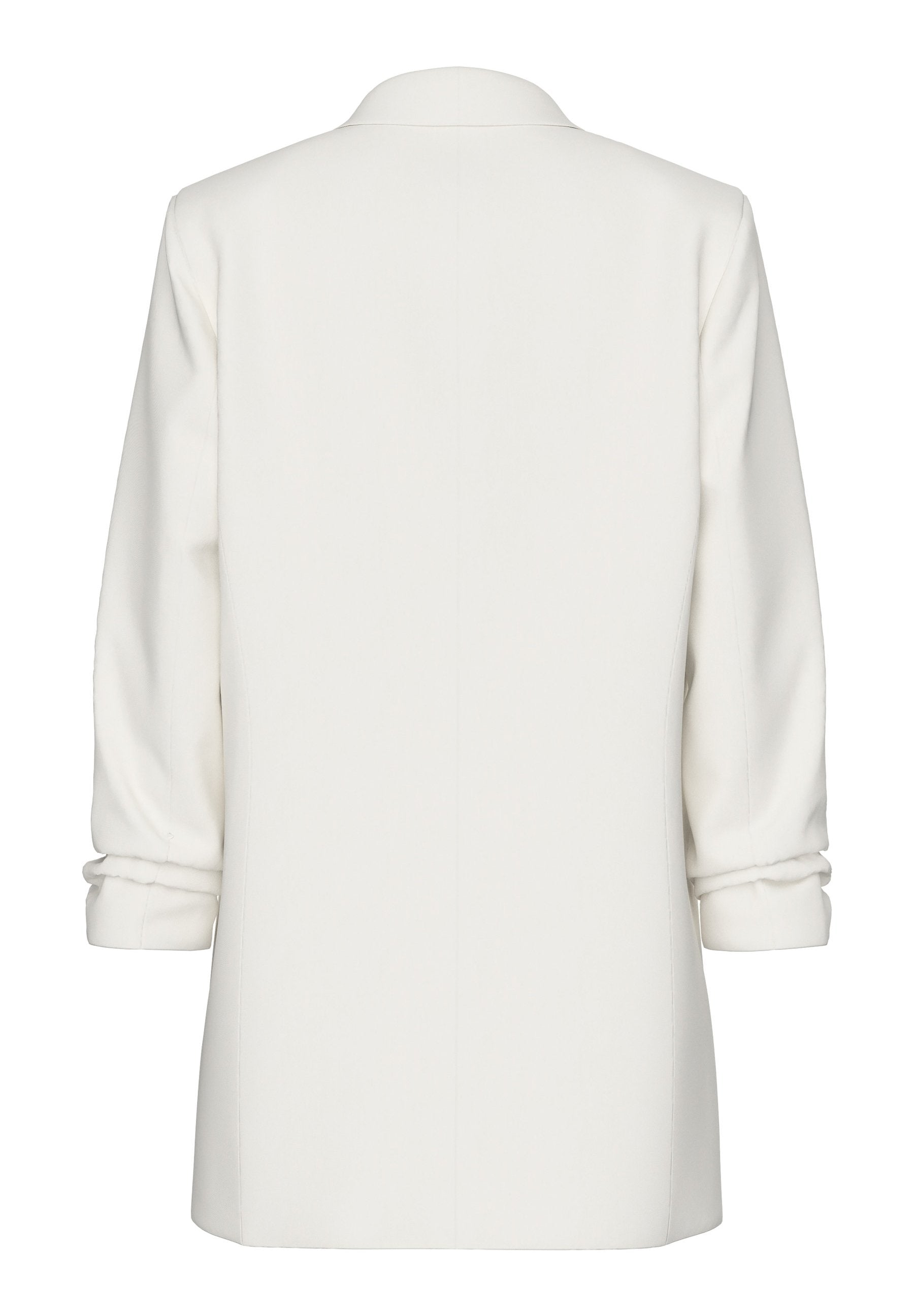 Pieces PCBOSELLA Elegant Women's Cloud Dancer White Tailored Blazer Three-Quarter Sleeves