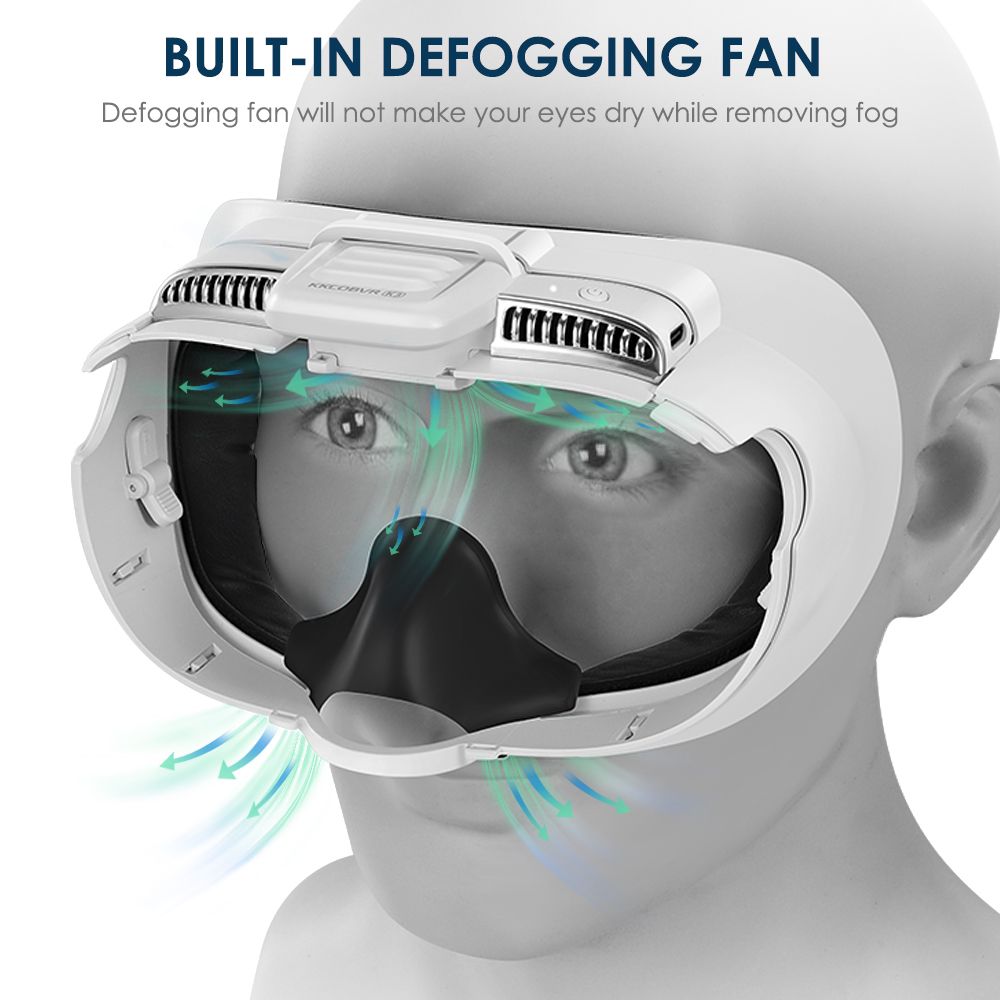 KKCOBVR K3 Facial Interface Cooling Fan for Meta Quest 3