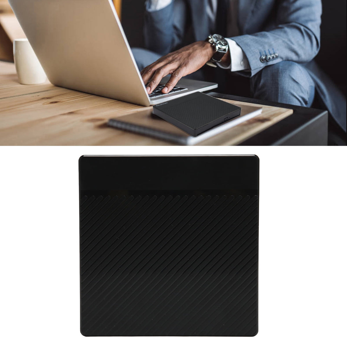 Anwintek USB 3.0 Type-A/Type-C Optical Drive Enclosure 23S4G