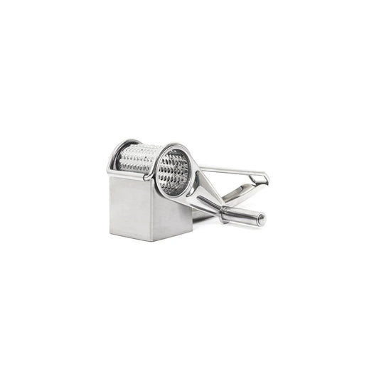 Silver Stainless Steel 20cm Crank Cheese Grater – Paris Prix - Gomix Brands Outlet