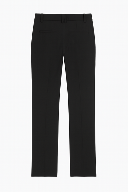 Bamans Straight-Leg Black Pants