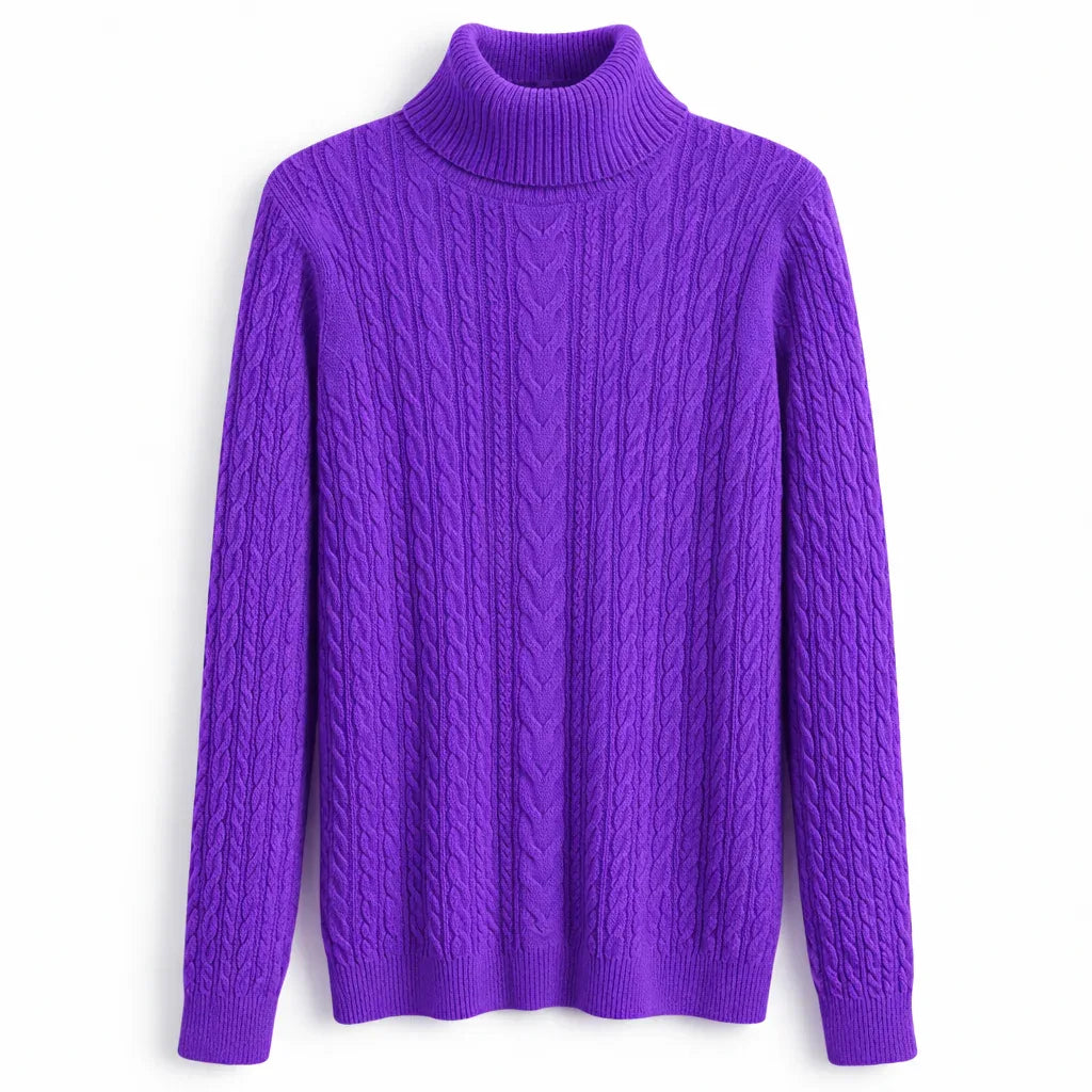 Lands' End Women's Cotton Turtleneck Sweater - Gomix Brands Outlet