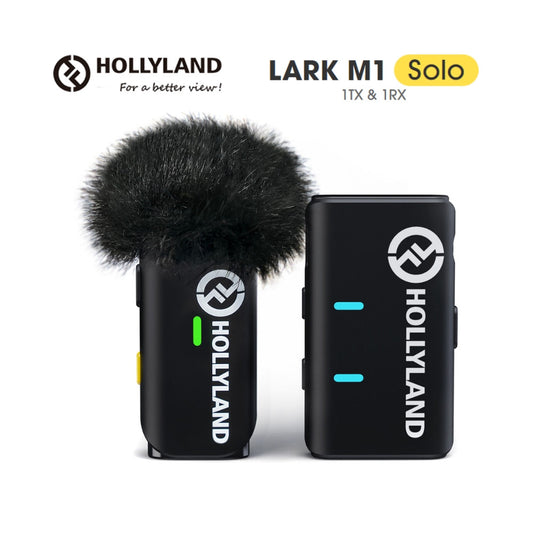 Hollyland Lark M1 Solo Wireless Microphone System for Content Creation, Mobile Journalism