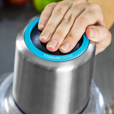 Cecotec TitanGlass 3043 Food Chopper 400W 4 Stainless Steel Blades 1L