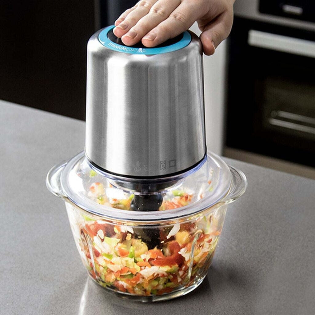 Cecotec TitanGlass 3043 Food Chopper 400W 4 Stainless Steel Blades 1L