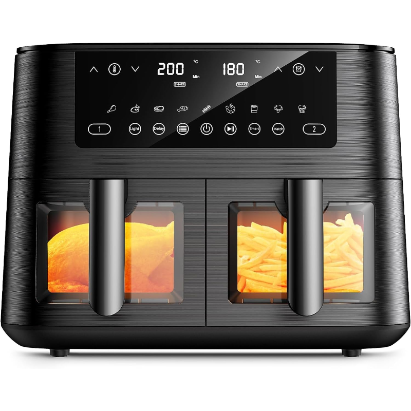 Cookwise AF2-40D06 Double Basket Air Fryer 9L Window 2570W