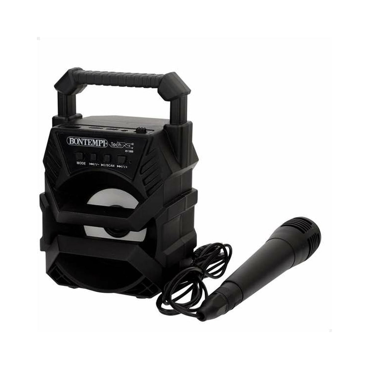 Colorbaby Karaoke Bluetooth Speaker with Microphone Black