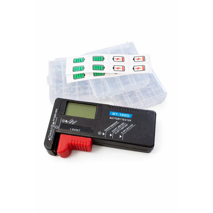 Digital LCD Battery Volt Tester BT-168D Universal AA/AAA/C/D/9V - Gomix Brands Outlet