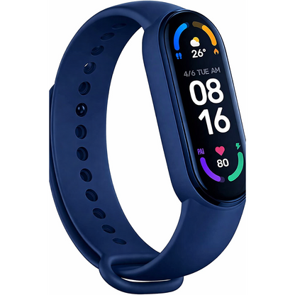 RJMAC M6 Smart Fitness Tracker Band Black 0.95" AMOLED Display