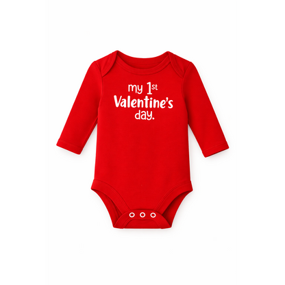 Okie Dokie Red Newborn Onesie – Soft, Cute Baby Outfit