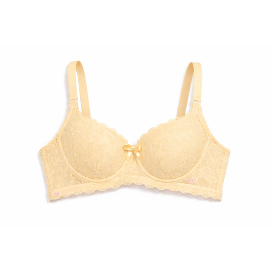 SHEKINI Floral Lace Underwire Push-Up Bra