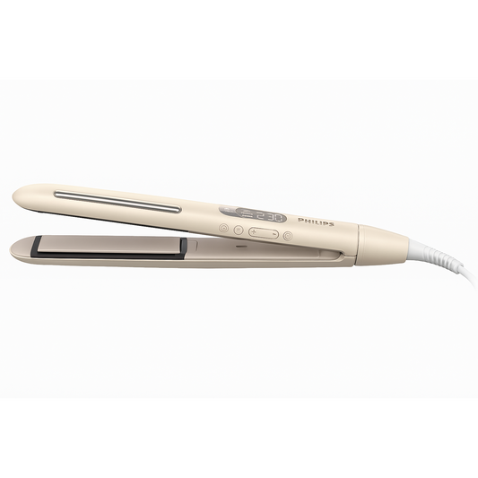 Philips 8000 Series Straightening Iron - SplitStop Technology, Warm Beige BHS838/00