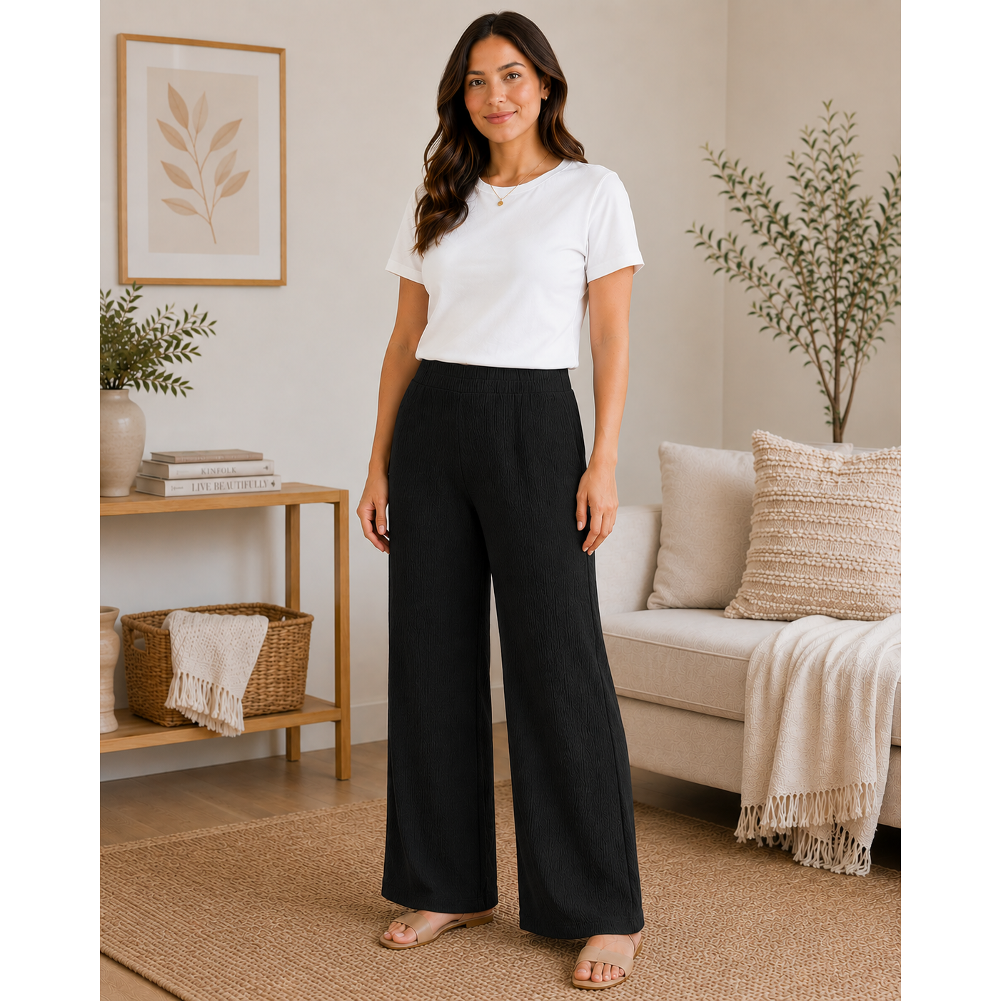 esmara Women's Wide Leg Trouser