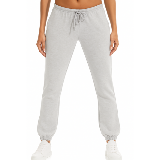 Light & Shade Women's Soft Touch Jogger Sweatpants with Cuffs