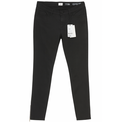 Q/S Women's Black Skinny Fit Denim Jeans with Zipper