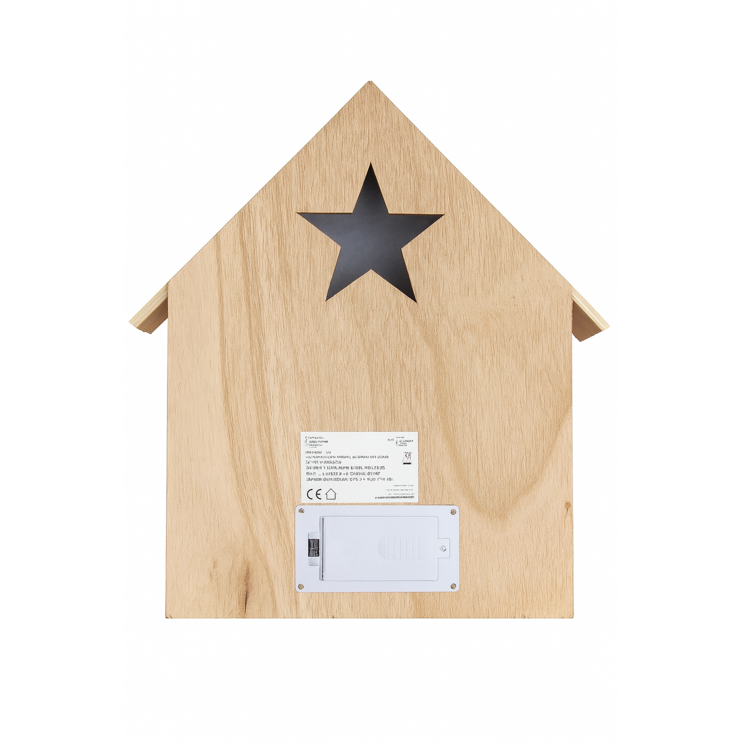 Charming Wooden LED House Decoration with Warm Lights for Festive Home Decor