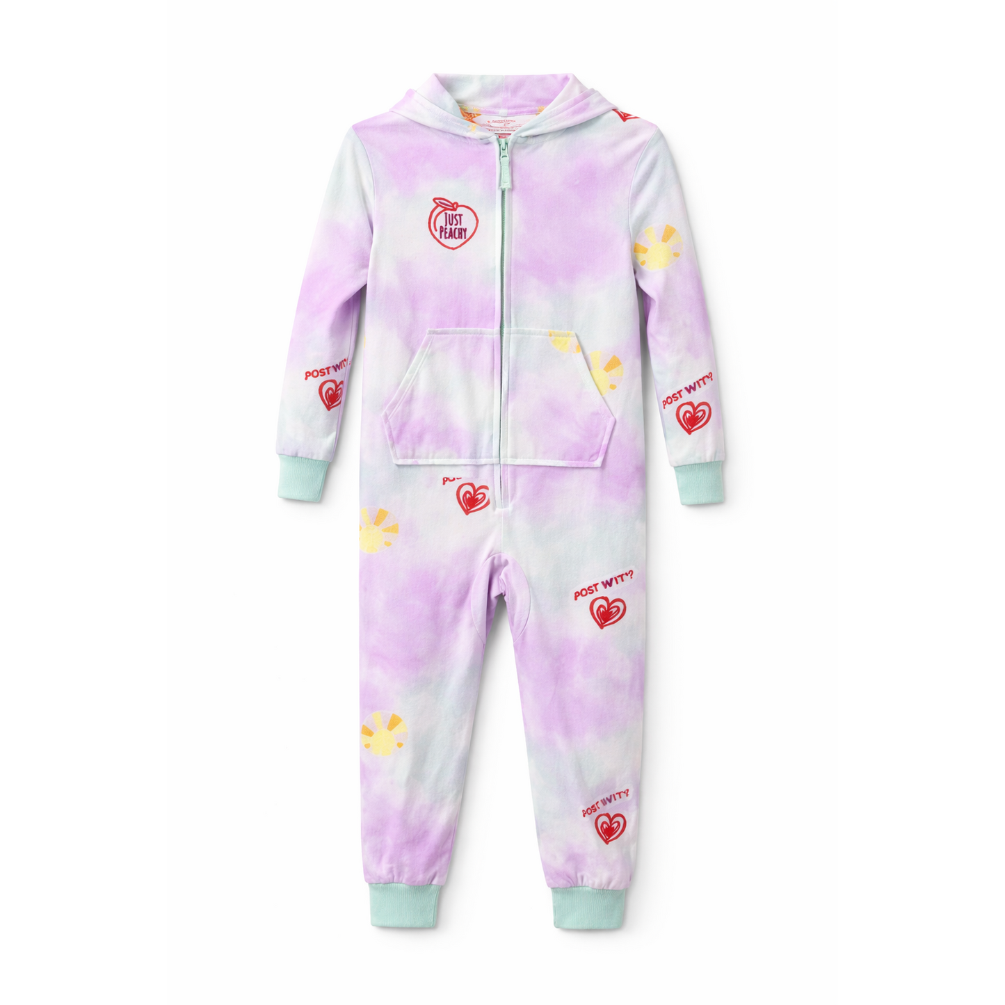 Cat & Jack Girls Hooded Fleece One-Piece Pajama - Jumpsuit