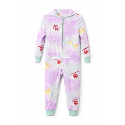 Cat & Jack Girls Hooded Fleece One-Piece Pajama - Jumpsuit