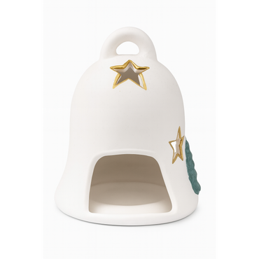 Ceramic Christmas Bell for tea light