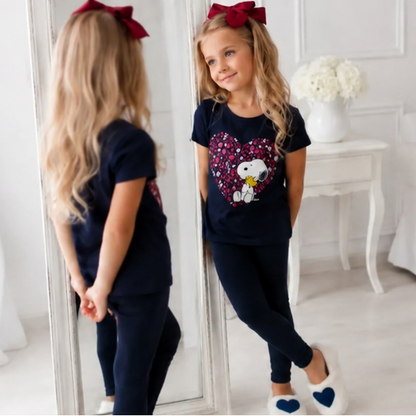 Peanuts Girls' Pajama Set