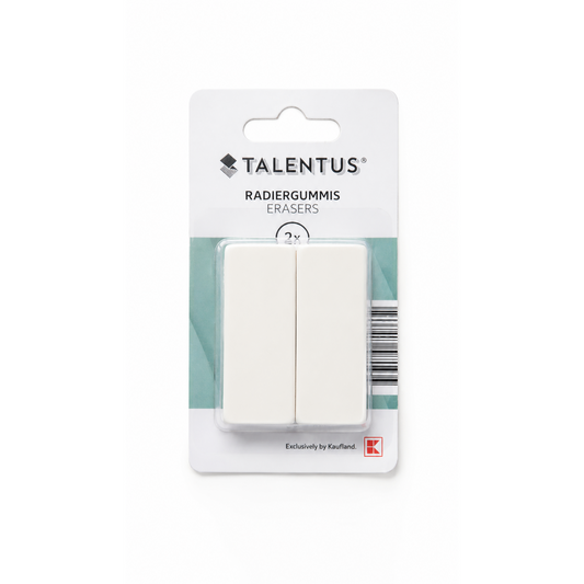 Talentus 2x Radiergummis Erasers