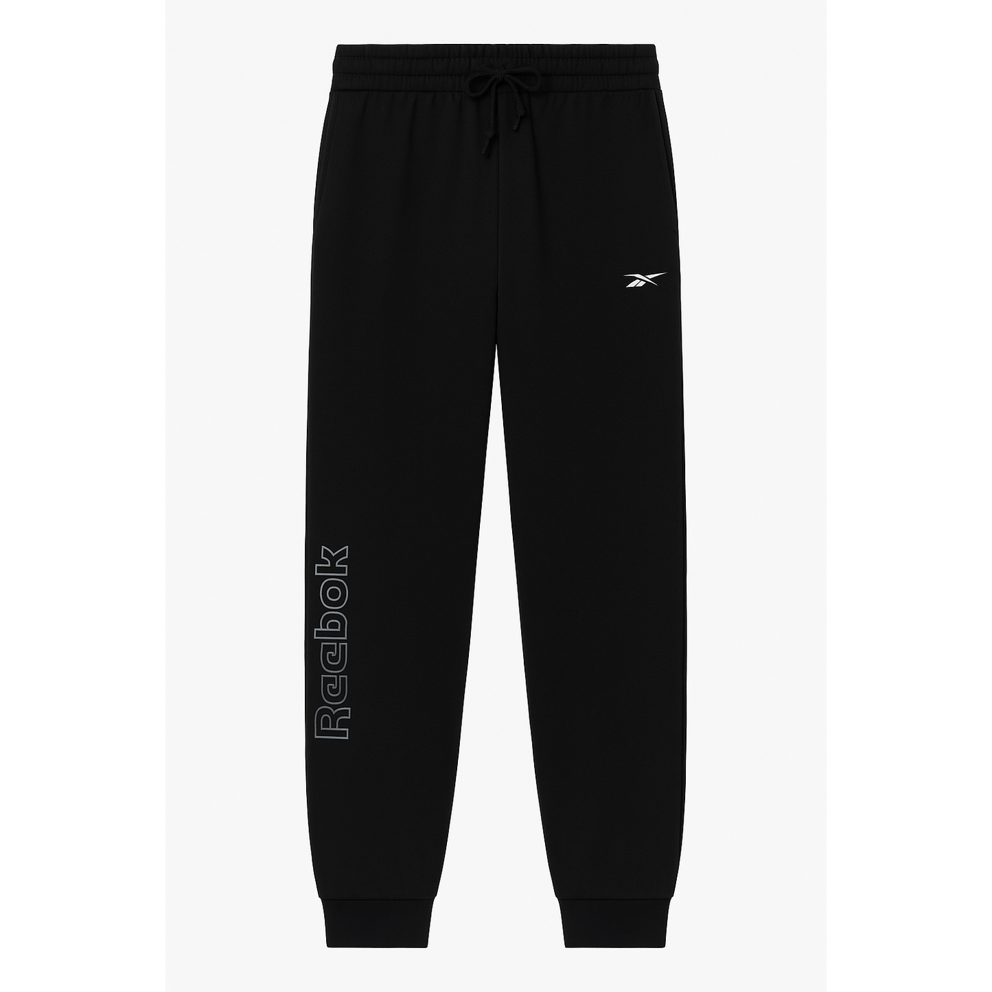 Reebok Men's Black Fleece Jogger SweatPants | Comfortable Fit Sportswear