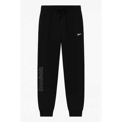 Reebok Men's Black Fleece Jogger SweatPants | Comfortable Fit Sportswear