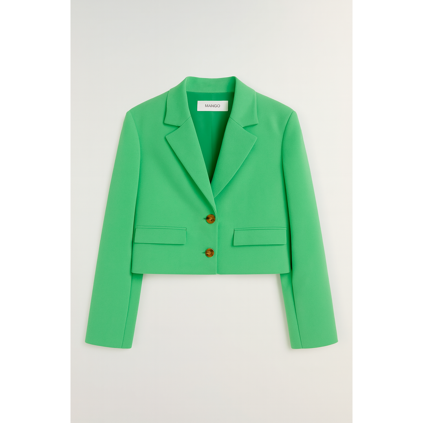 Neon Green Mango Blazer