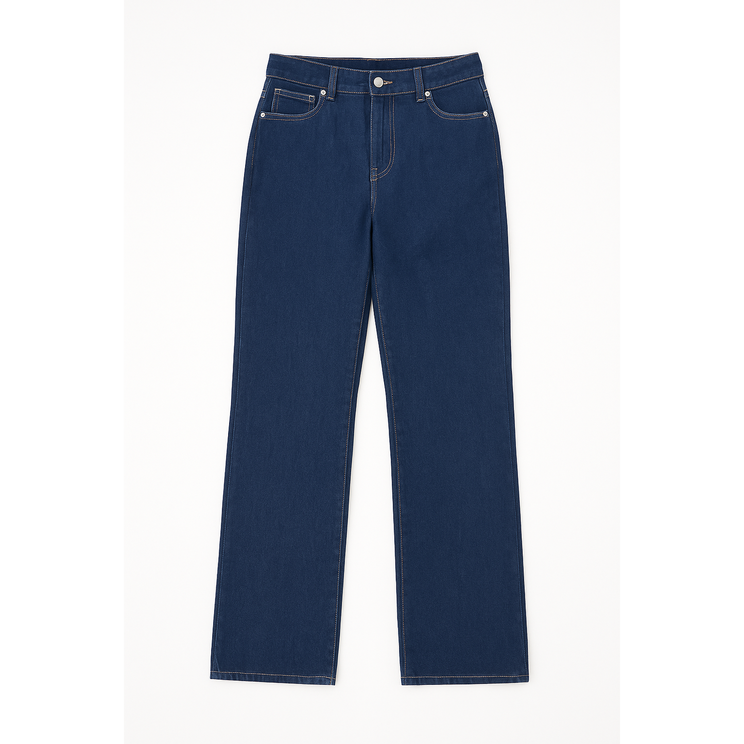 H&M Women's Dark Straight Blue Denim Jeans