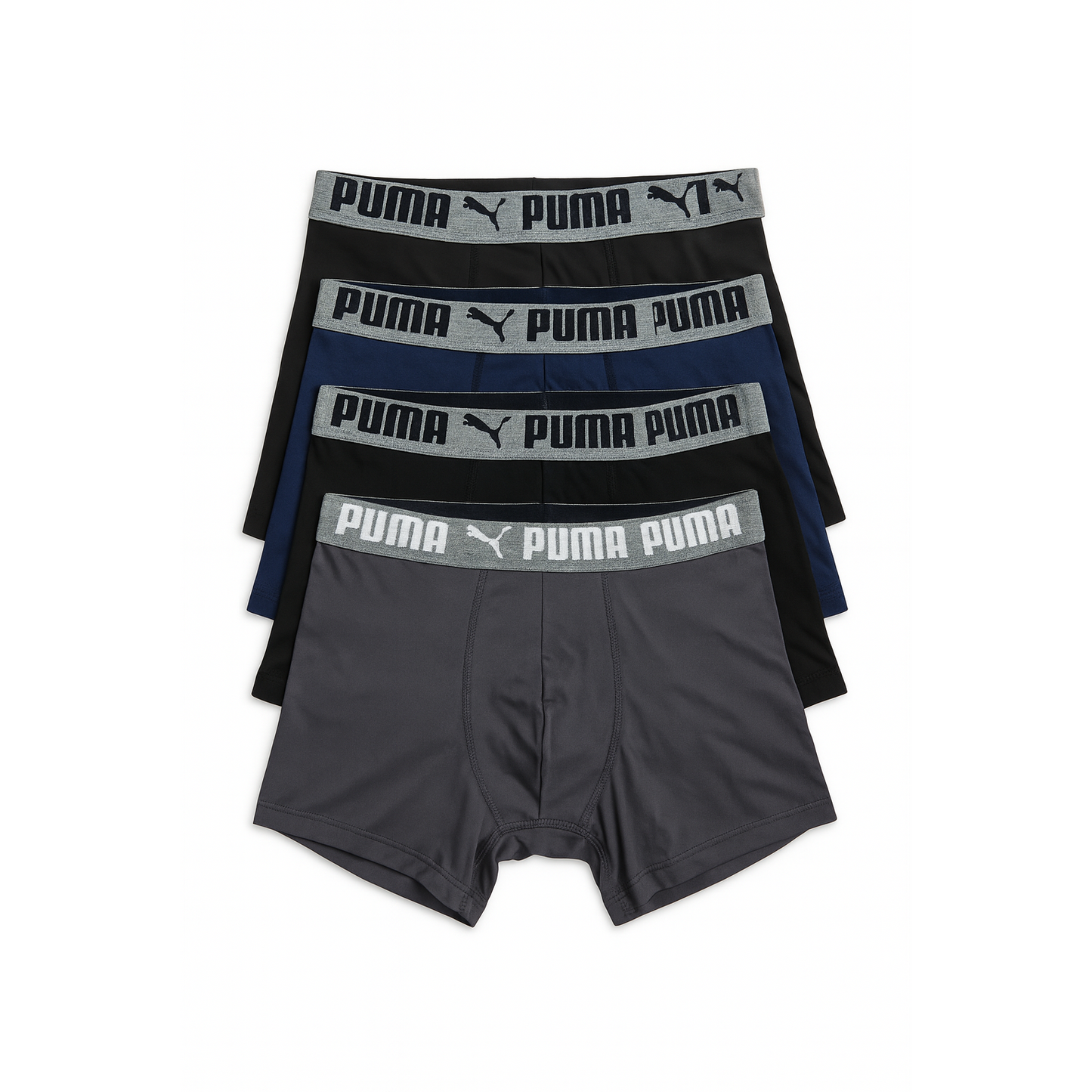Puma Men's 4 boxers per-Pack Athletic Fit Performance Boxer Briefs Large