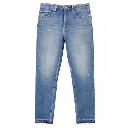 Comma Mom Fit Blue Denim Jeans