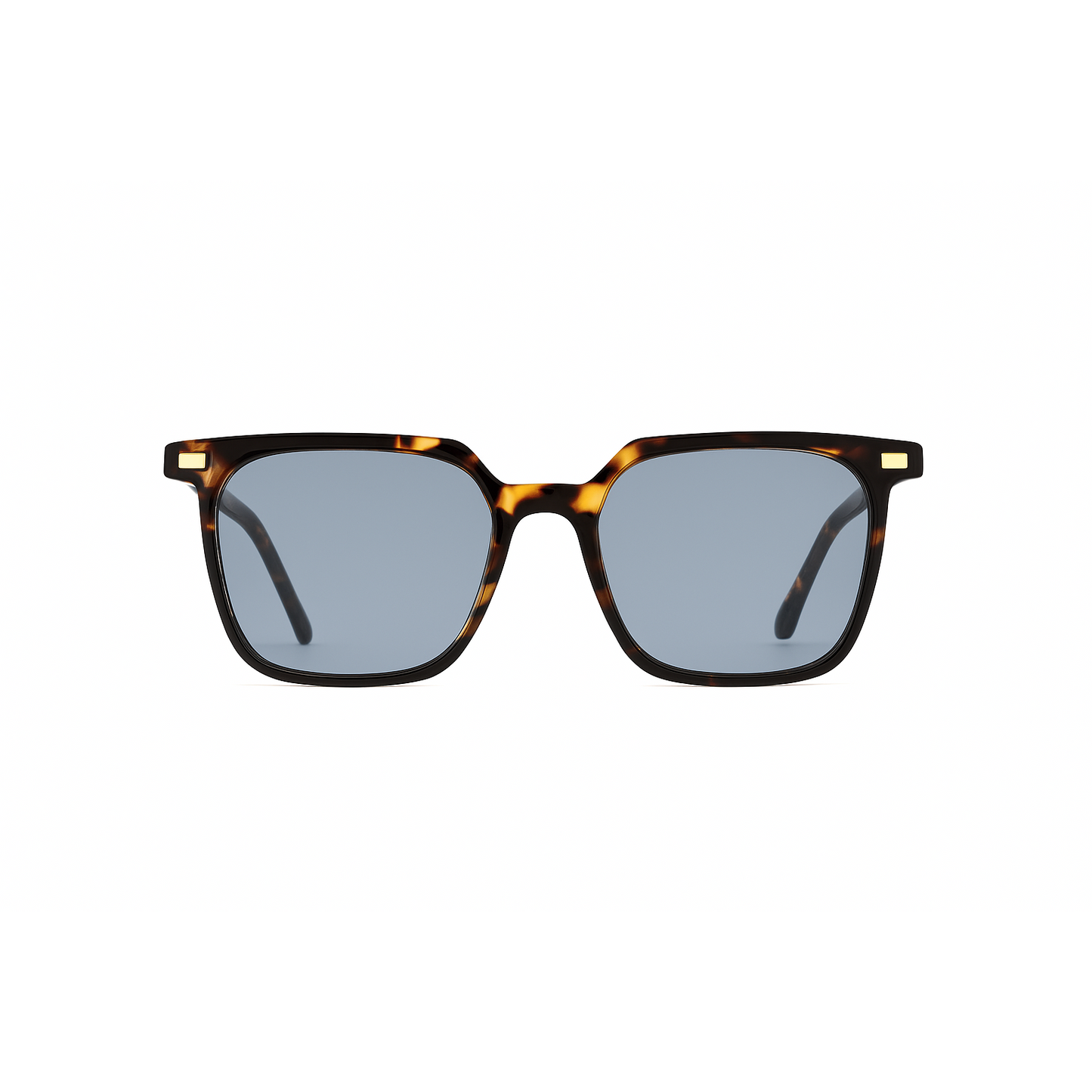 LUI SUI Tortoise Blue Lens Sunglasses