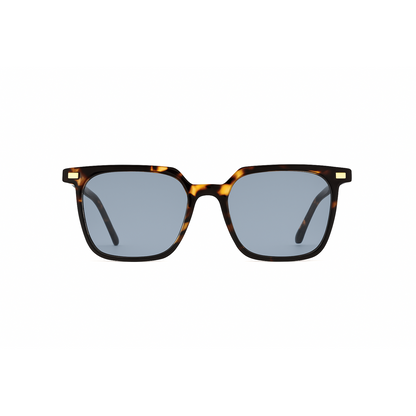 LUI SUI Tortoise Blue Lens Sunglasses