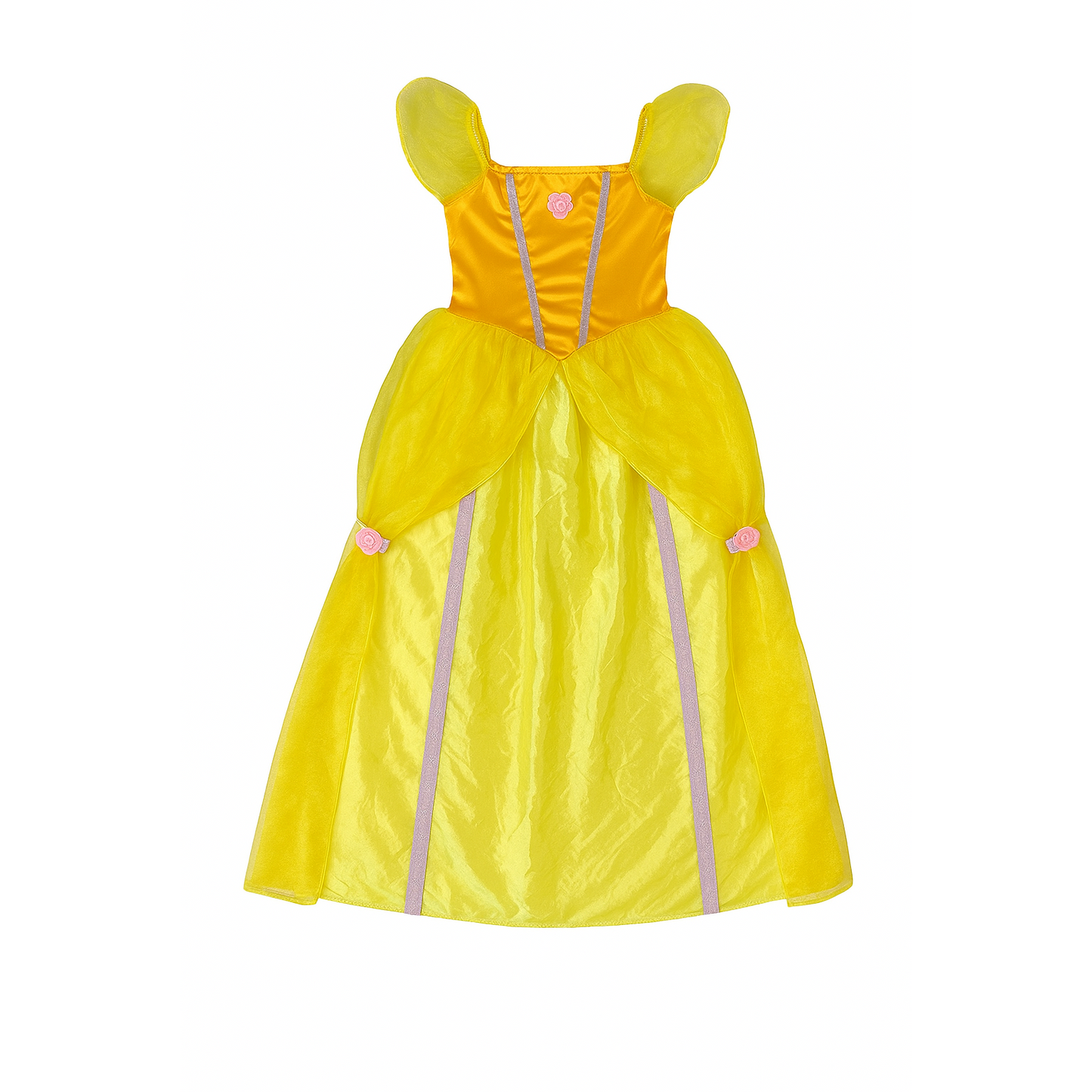 Enchanting Belle Princess Dress-Up Costume for Women, Large Size, Disney Inspired