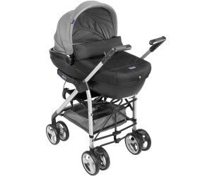 Chicco Trio Sprint Travel System, Stroller, Car Seat, Bassinet - Black Night