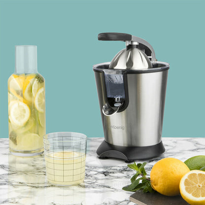 H.Koenig AGR80 Citrus Juicer 160W Stainless Steel