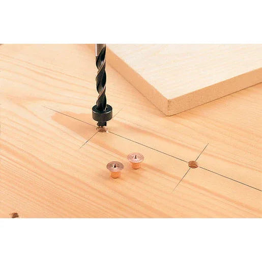 Wolfcraft Professional 3-Piece Adjustable Depth Stop Set for Wood Drill Bits - Gomix Brands Outlet