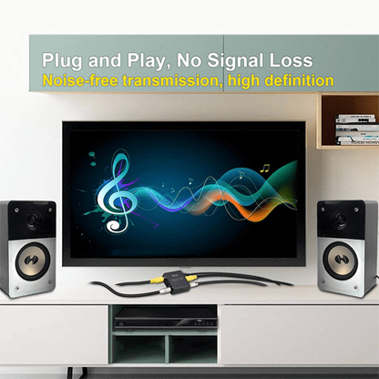 Tendak Bi-Directional Optical Toslink and Coaxial Audio Converter