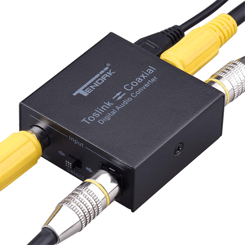 Tendak Bi-Directional Optical Toslink and Coaxial Audio Converter