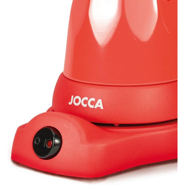 Jocca Red Electric Italian Coffee Maker, 6‑Cup Capacity, 360° Rotating