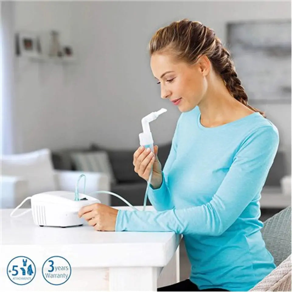 Compact Medisana IN 500 Nebulizer: Efficient, Portable, White, 3-Year Warranty