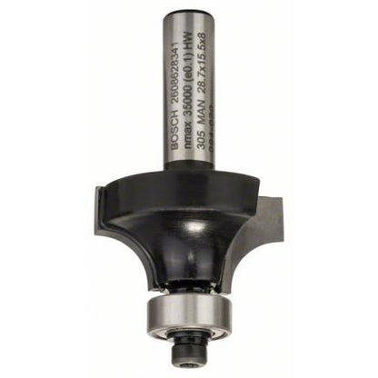 Bosch Professional Carbide Concave Radius Router Bit, 8mm Shank, Wood ...