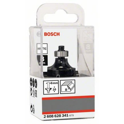 Bosch Professional Carbide Concave Radius Router Bit, 8mm Shank, Wood Edge Rounding