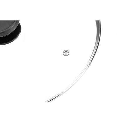 Alluflon Tempered Glass Lid with Stainless Steel Rim – 16-32cm